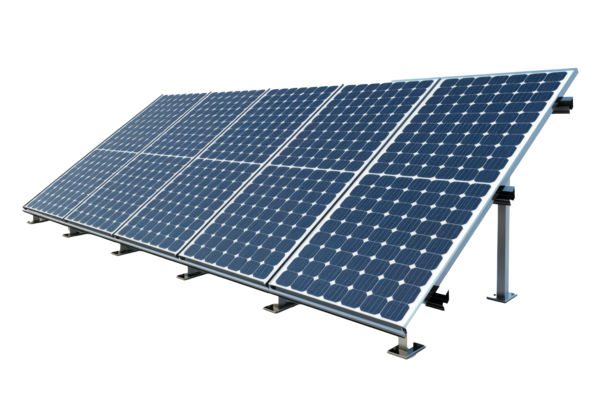 ai generated solar panel isolated png